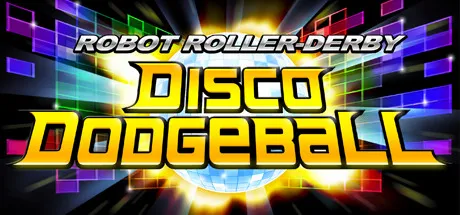 Robot Roller-Derby Disco Dodgeball Banner